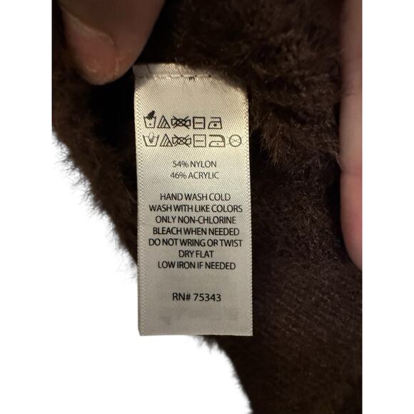 Jessica Simpson Brown Sleeveless Turtleneck Sweater Vest | Women’s M - Picture 5 of 6